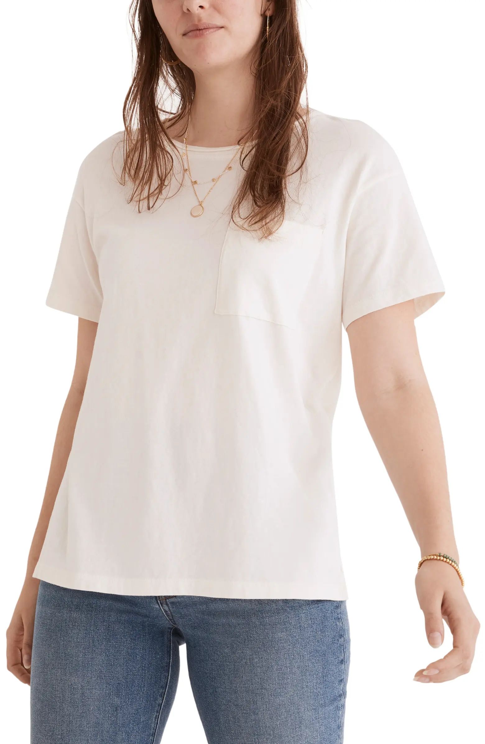 Oversize Softfade Cotton Pocket T-Shirt | Nordstrom