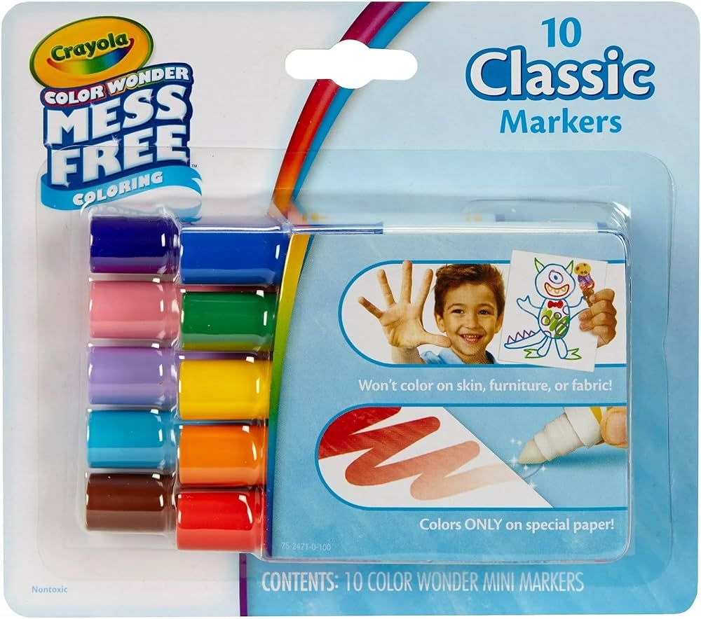 Color Wonder Mess Free Coloring Markers 10-Pack | Amazon (US)