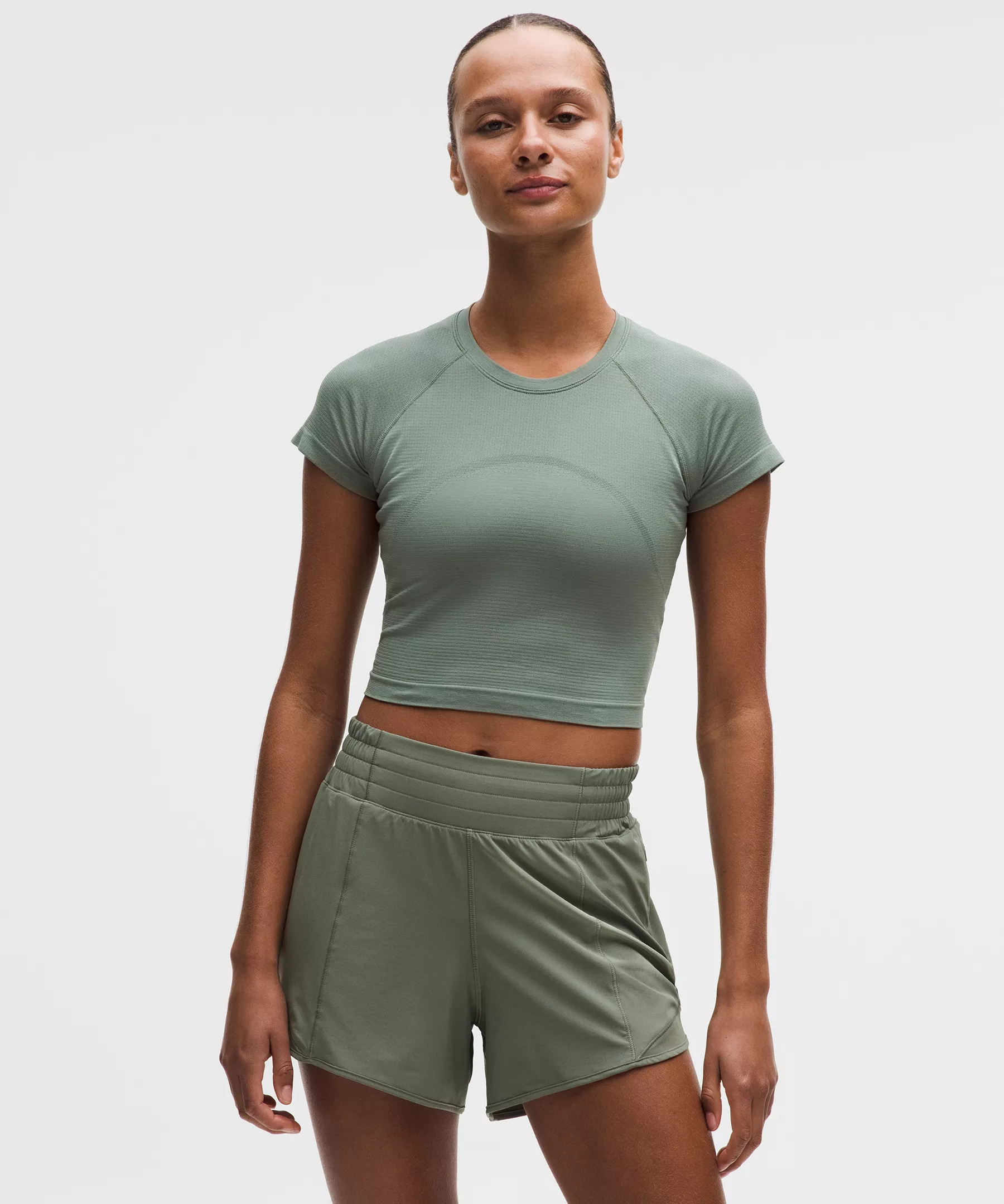 Swiftly Tech Cropped Short-Sleeve Shirt 2.0 | Lululemon (US)