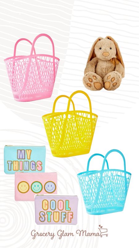 How cute are these jelly baskets and zip pouches?!?! So cute for a tween’s Easter basket!!!

#LTKfamily #LTKSeasonal #LTKkids