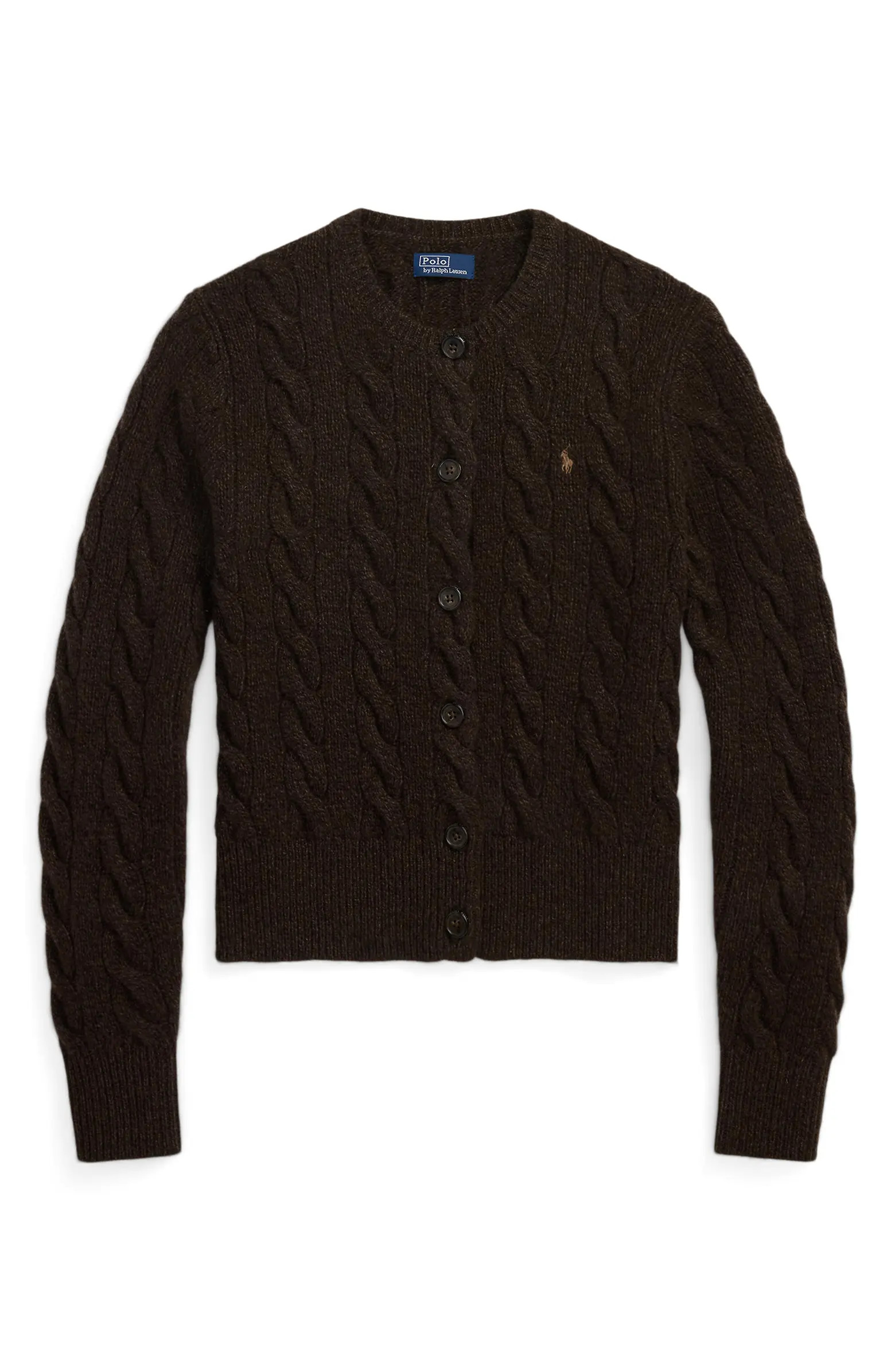 Cable Wool & Cashmere Cardigan | Nordstrom