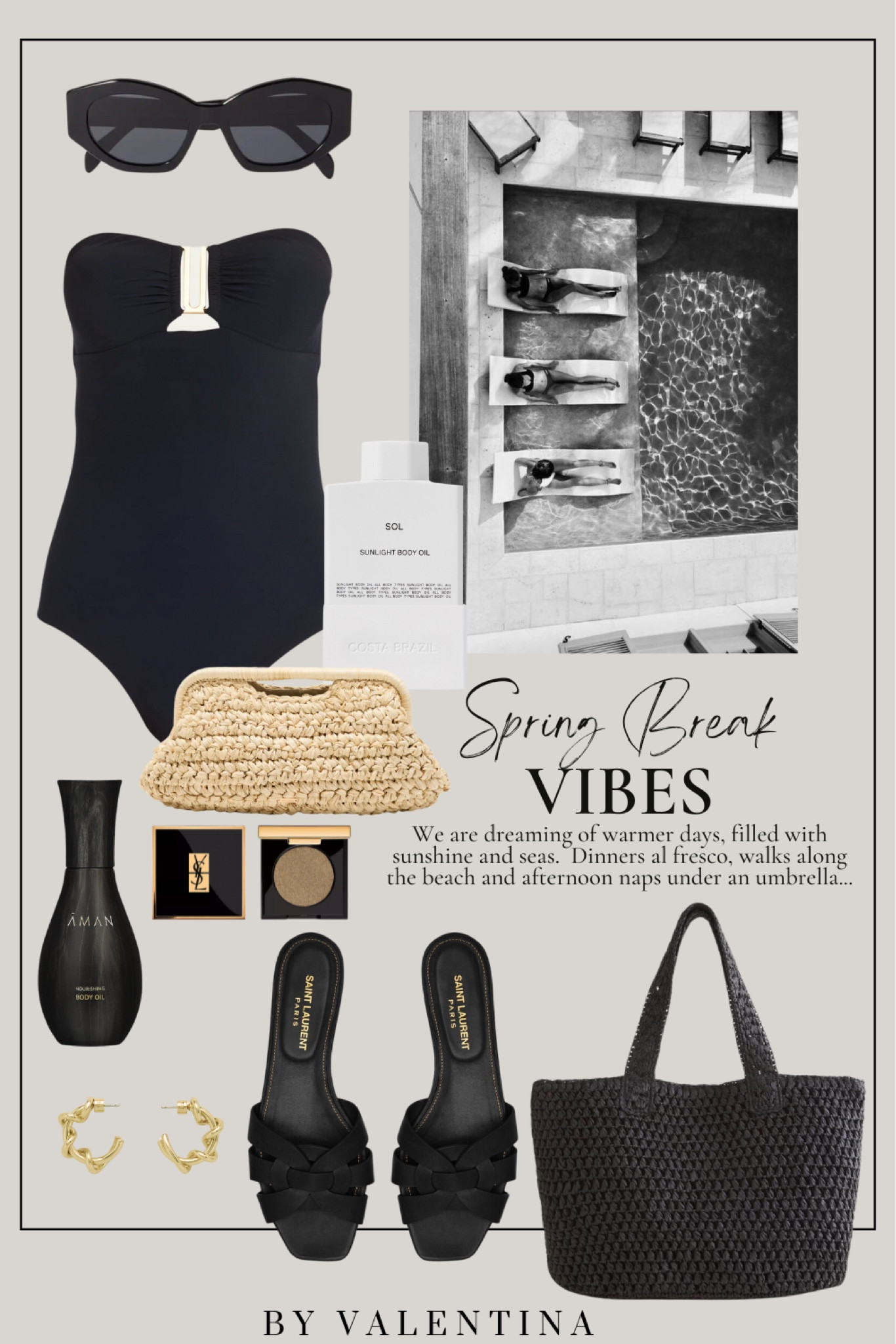 Spring Break Vibes 🖤

#LTKSeasonal #LTKstyletip #LTKswim