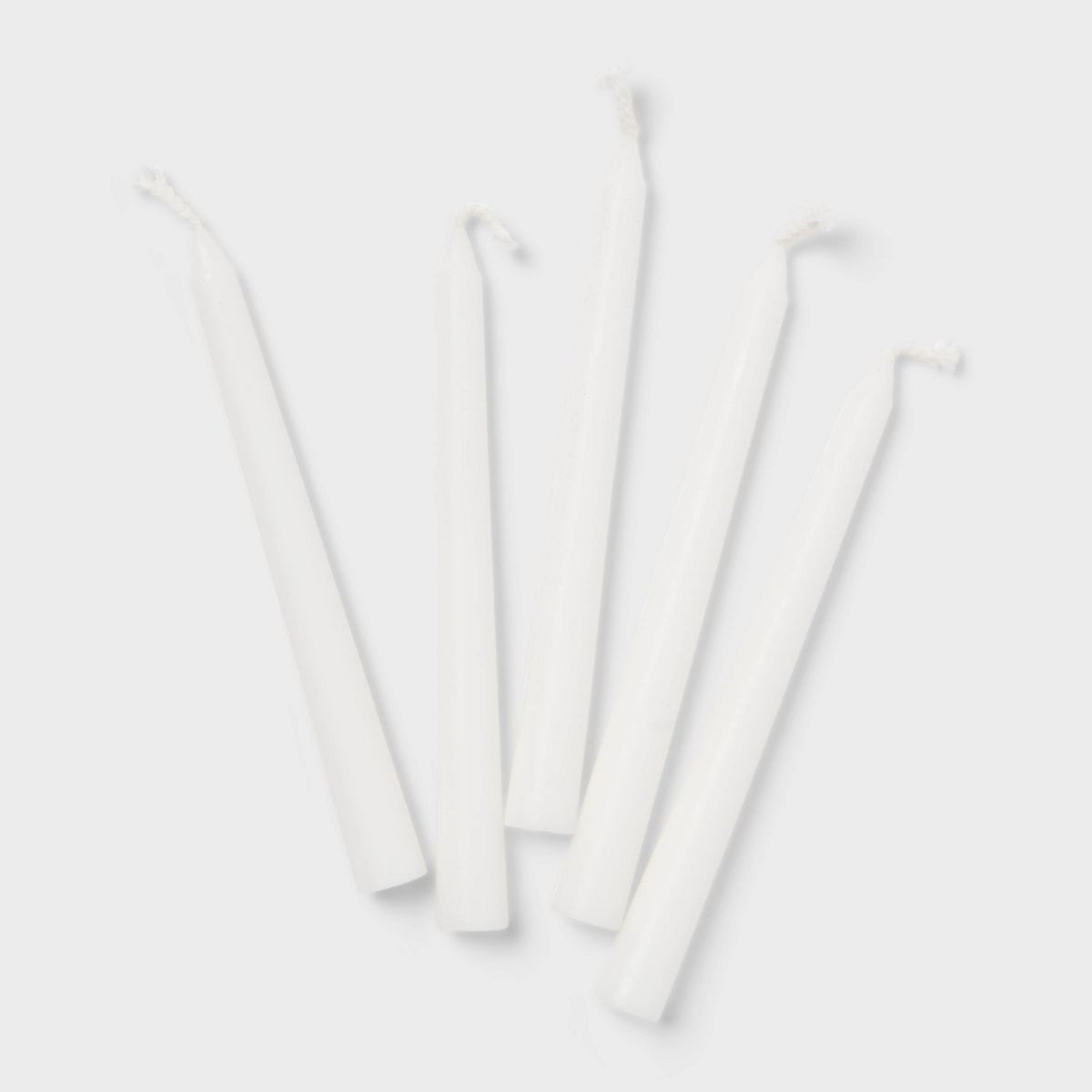 45ct 3.5" Hanukkah Menorah Taper Candles White - Spritz™ | Target