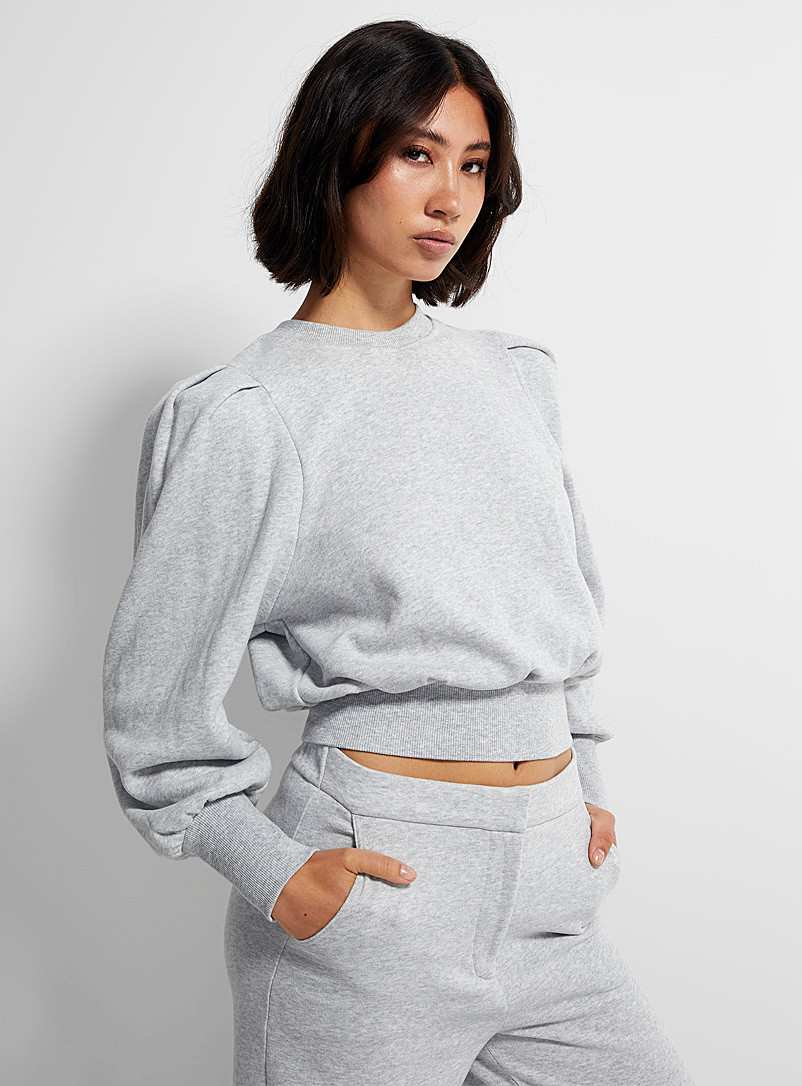 Ultra-puff-sleeve sweatshirt | Simons