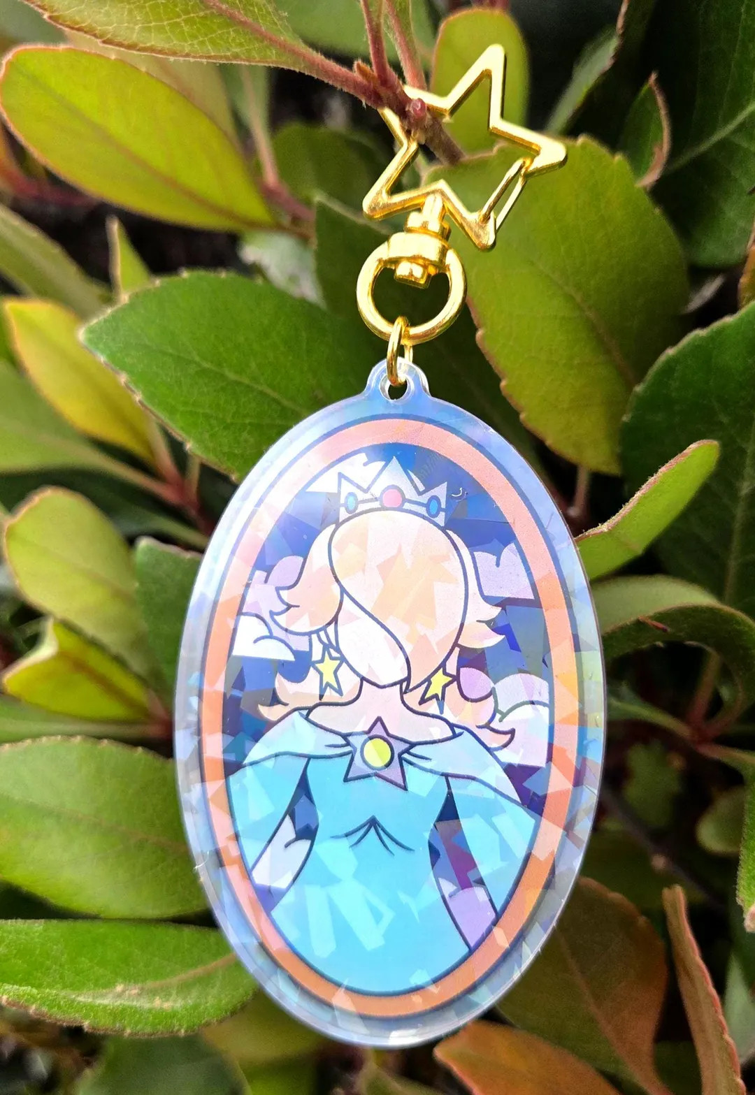 Holographic Mosaic Rosalina Keychain | Etsy (US)