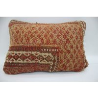 12x18 Kilim Pillow, Anatolian Cushion Case, Embroidered Home Designer Vintage Red Pillow Sp3045-2214 | Etsy (US)