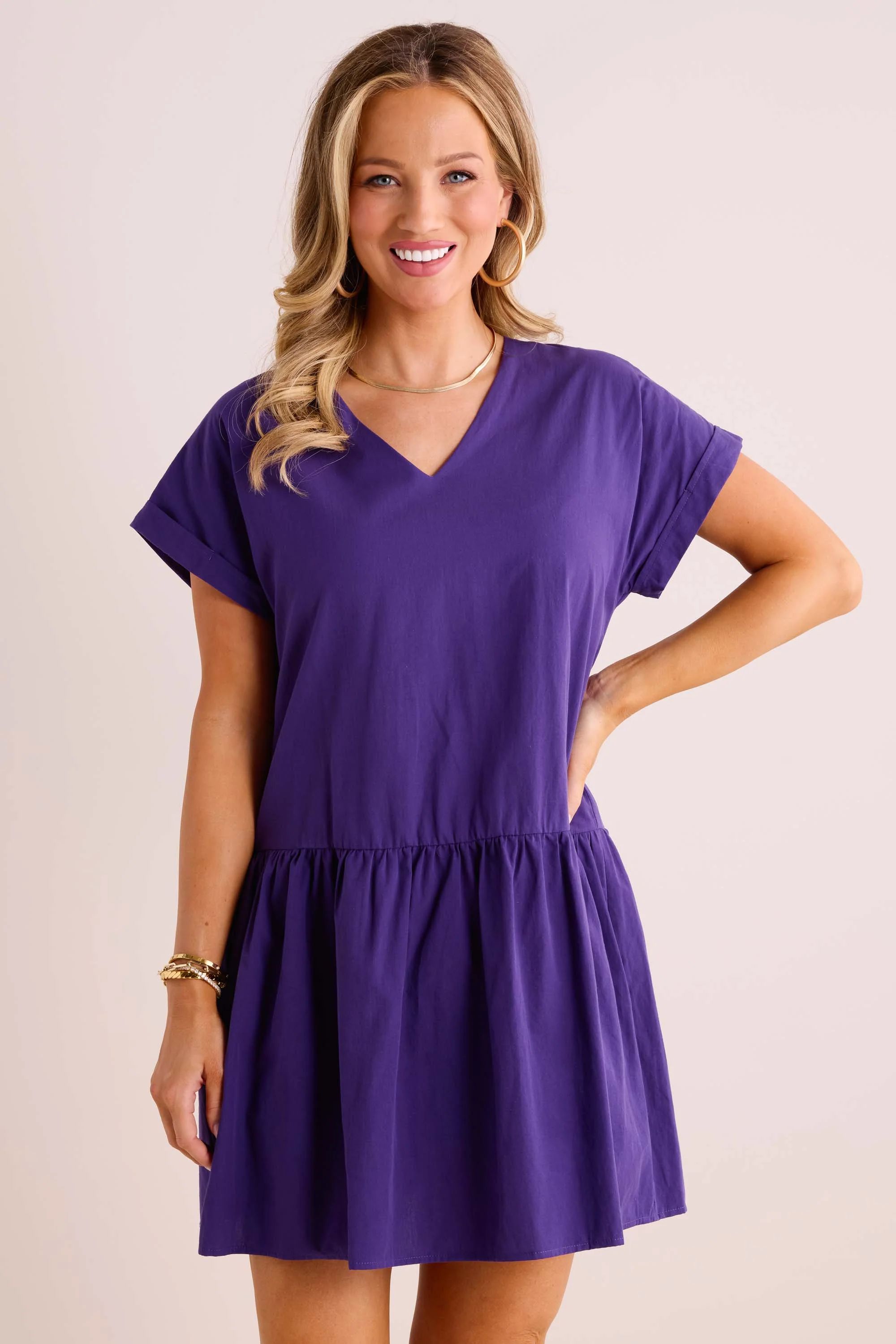 Cece Dress- Purple | Avara