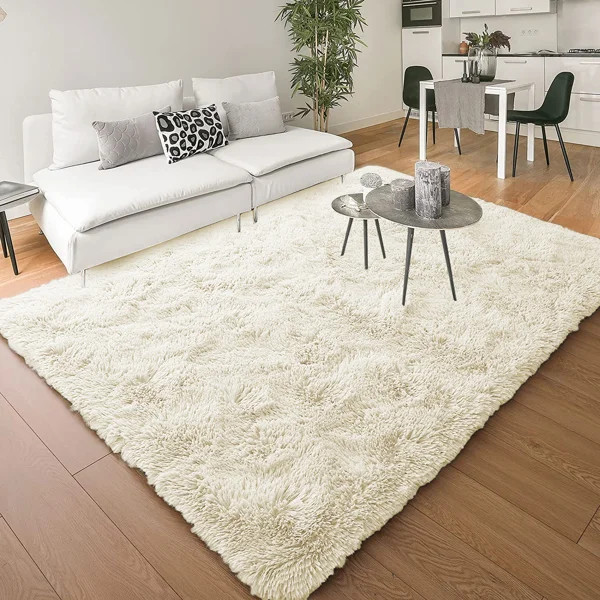 Alissabeth Machine Woven Cream Rug | Wayfair UK