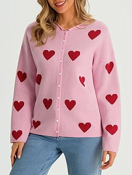 Saodimallsu Womens Button Up Cardigan Sweaters Long Sleeve Crew Neck Fall Soft Lightweight Knit L... | Amazon (US)