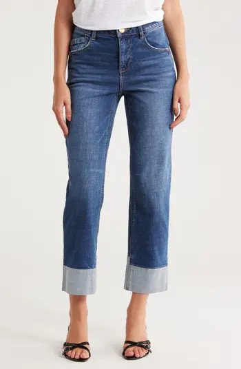 Reverse Cuff Boyfriend Jeans | Nordstrom Rack