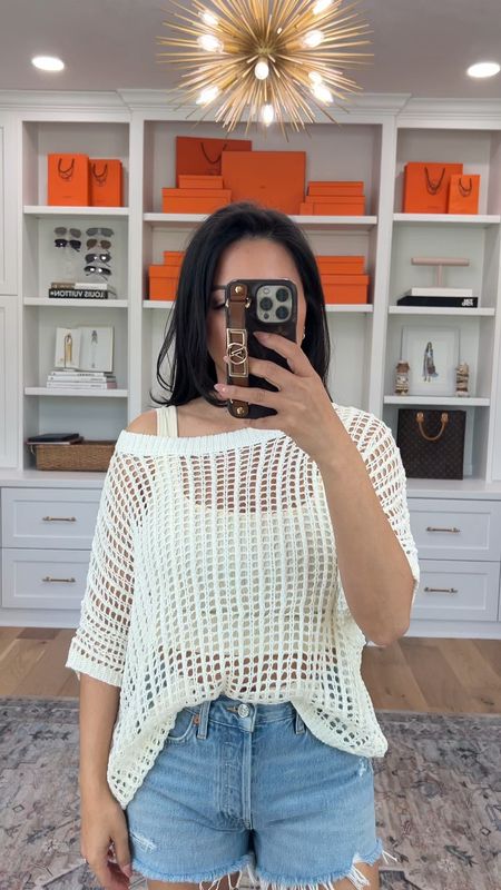 Love this mesh net top! Can be a swimsuit coverup too!! 

#LTKSeasonal #LTKVideo #LTKtravel