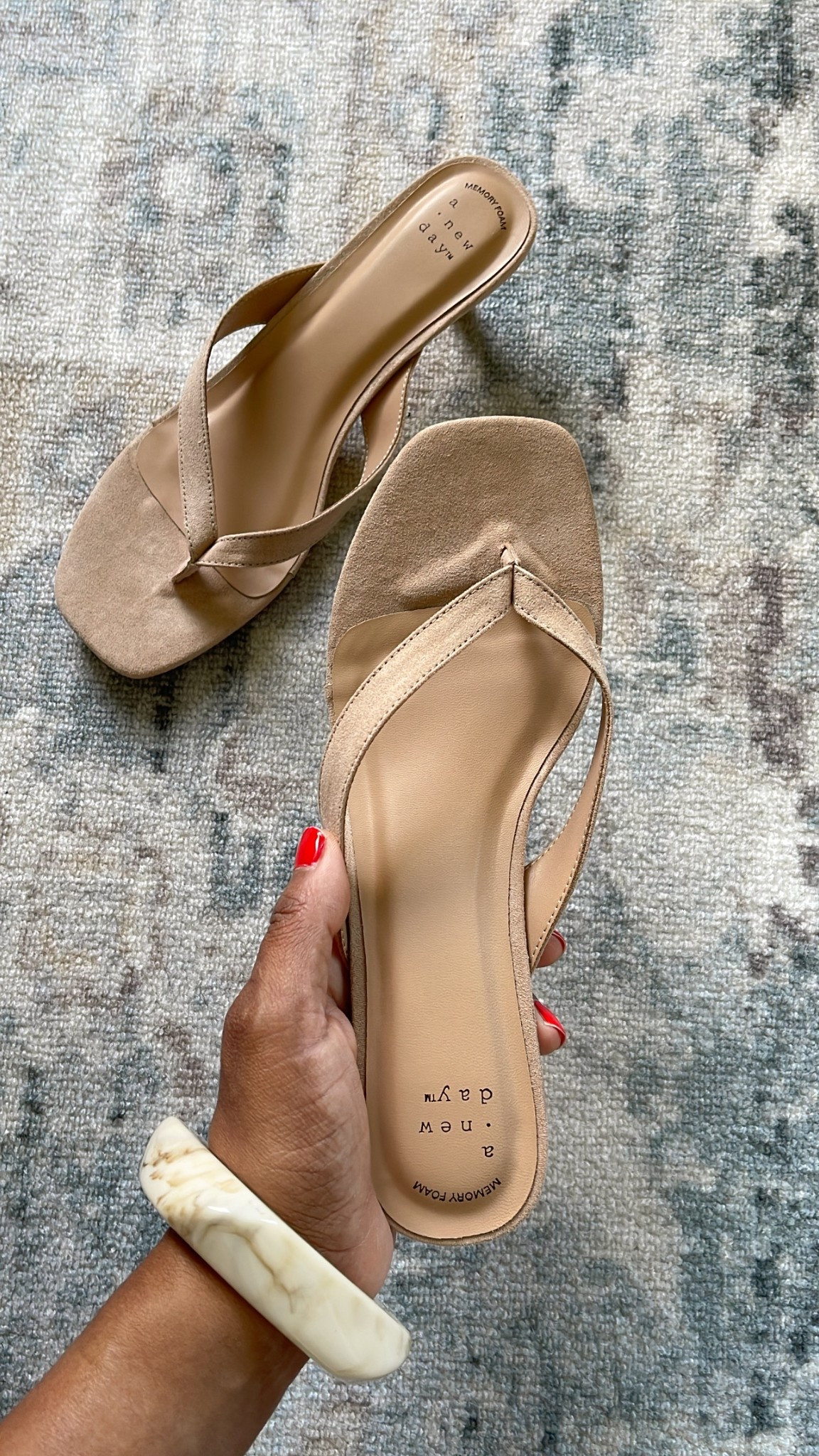 Love these neutral colored kitten heel for Summer! TTS and memory foam 

#LTKOver40 #LTKootd