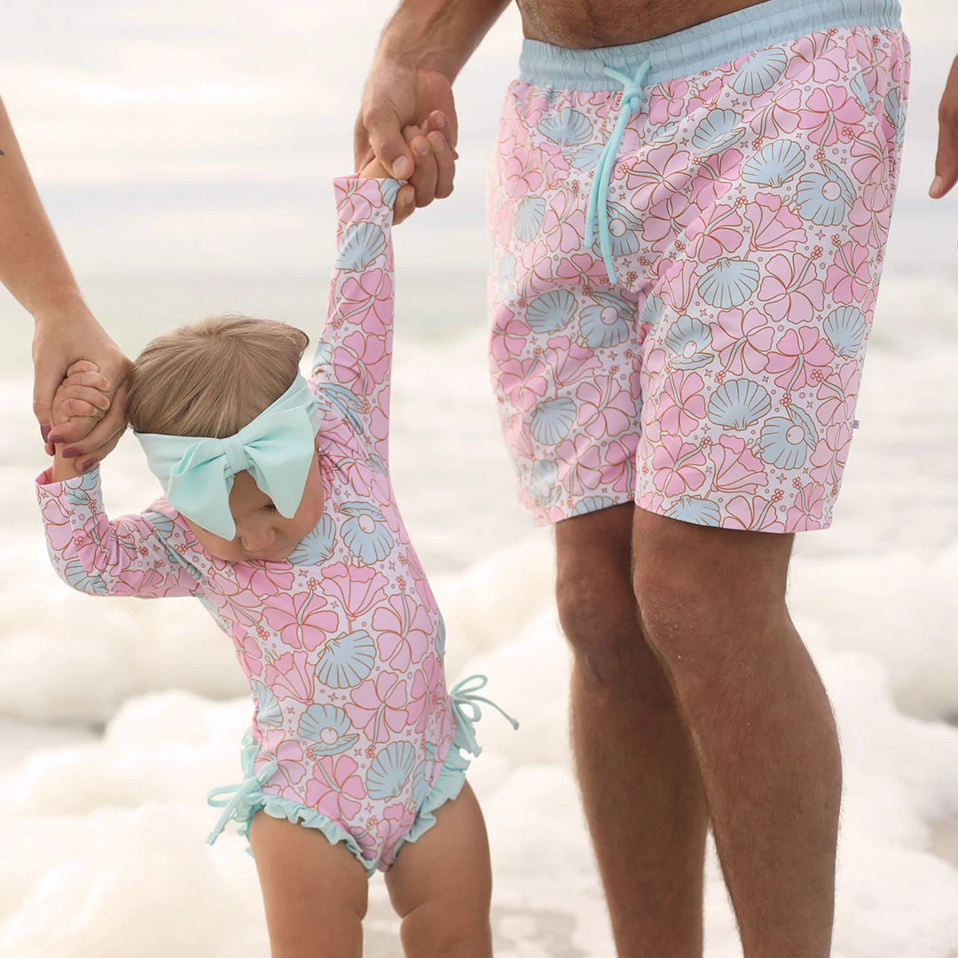Men's Swim Trunks | Ocean Pearl | Caden Lane