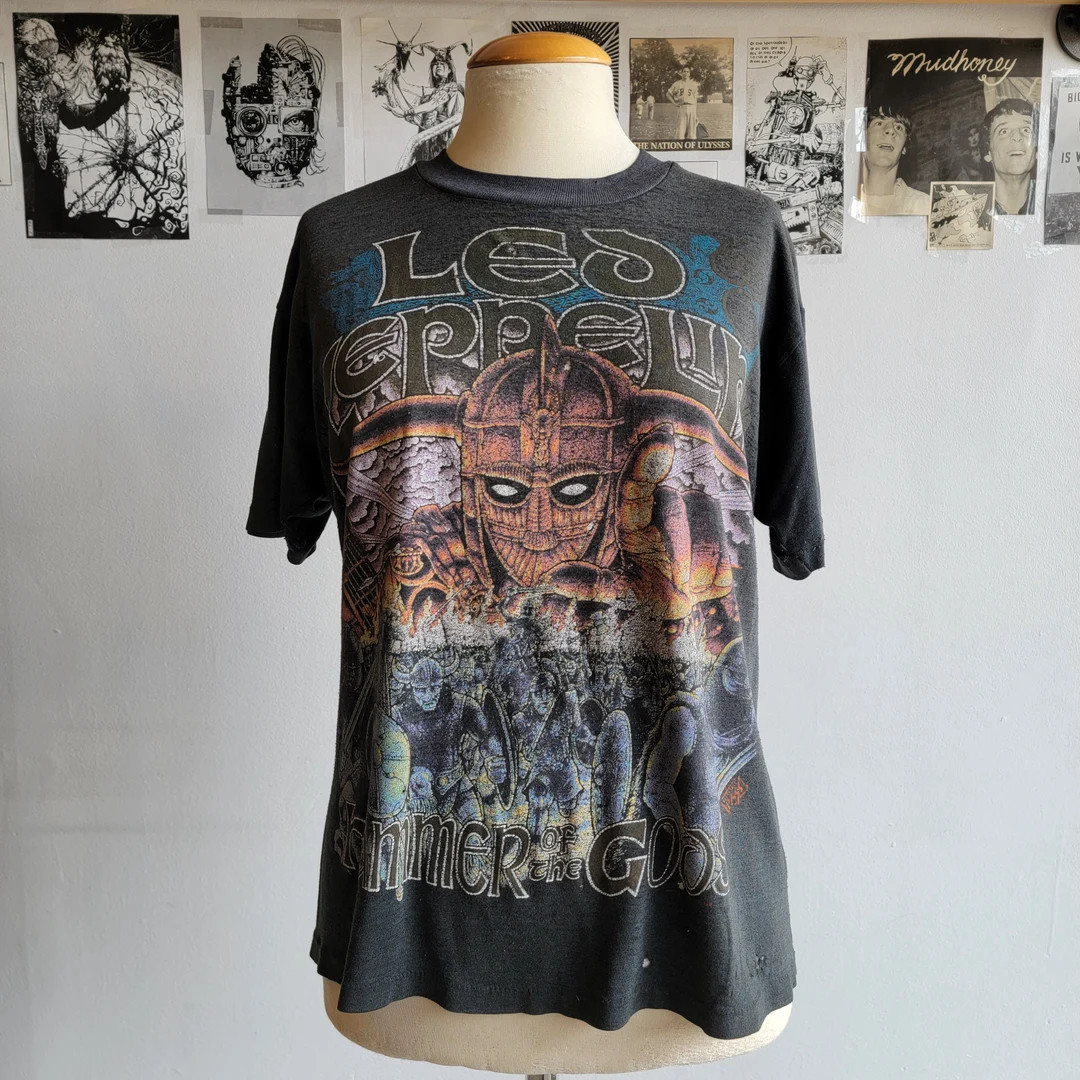 Vintage 80s Led Zeppelin Tee | Hammer of the Gods | We Are Your Overlords | Immigrant Song | Size... | Etsy (US)
