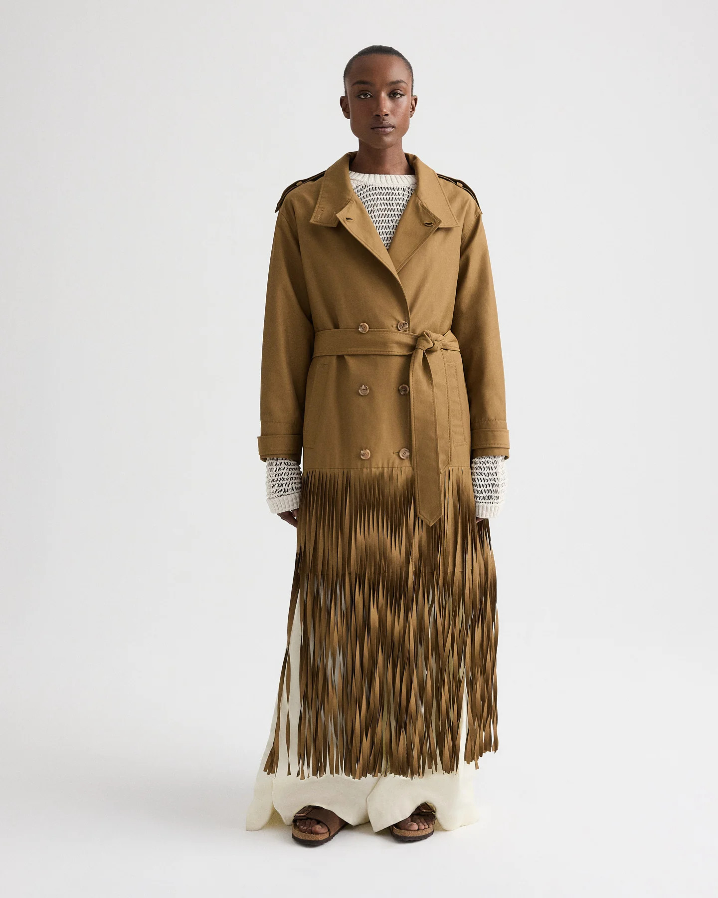 Fringe Benefit Coat in Water Repellent Twill | TWP