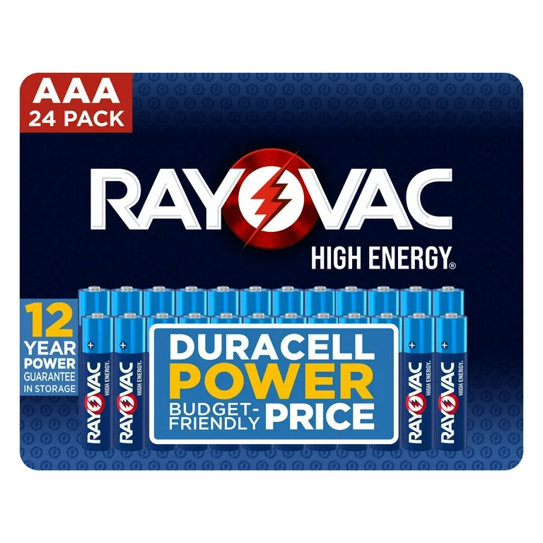 Rayovac High Energy AAA Batteries (24 Pack), Triple A Batteries | Walmart (US)