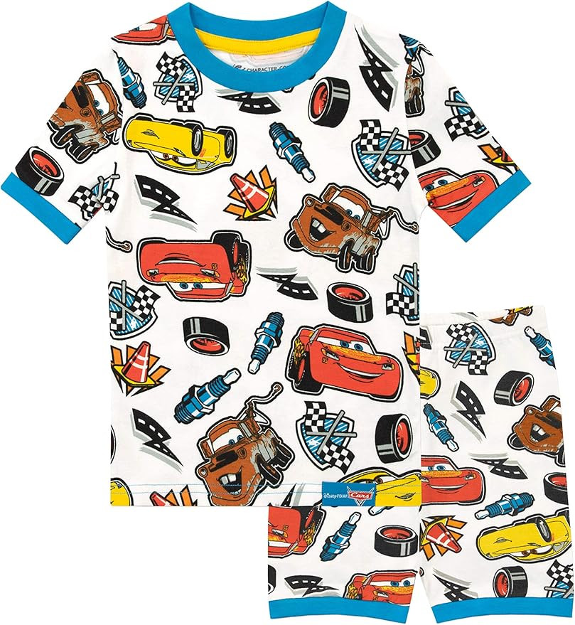 Disney Cars Pajamas | Lightning Mcqueen Boys' Pajama Sets| Snug Fit Kids Pjs | Amazon (US)