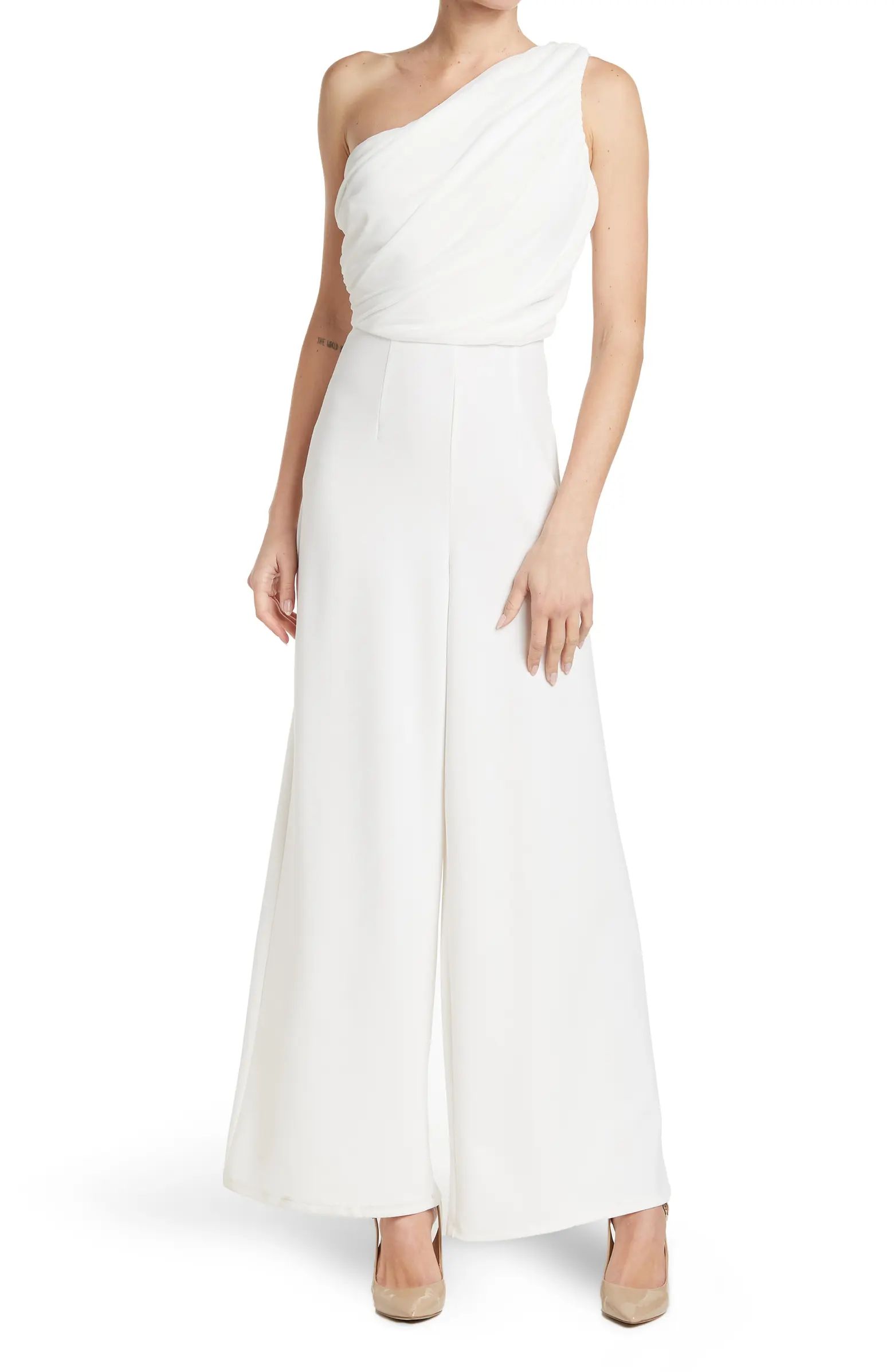 Ava One-Shoulder Wide Leg Jumpsuit | Nordstrom Rack