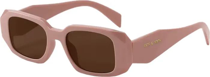 Rowe 50mm Polarized Rectangular Sunglasses | Nordstrom