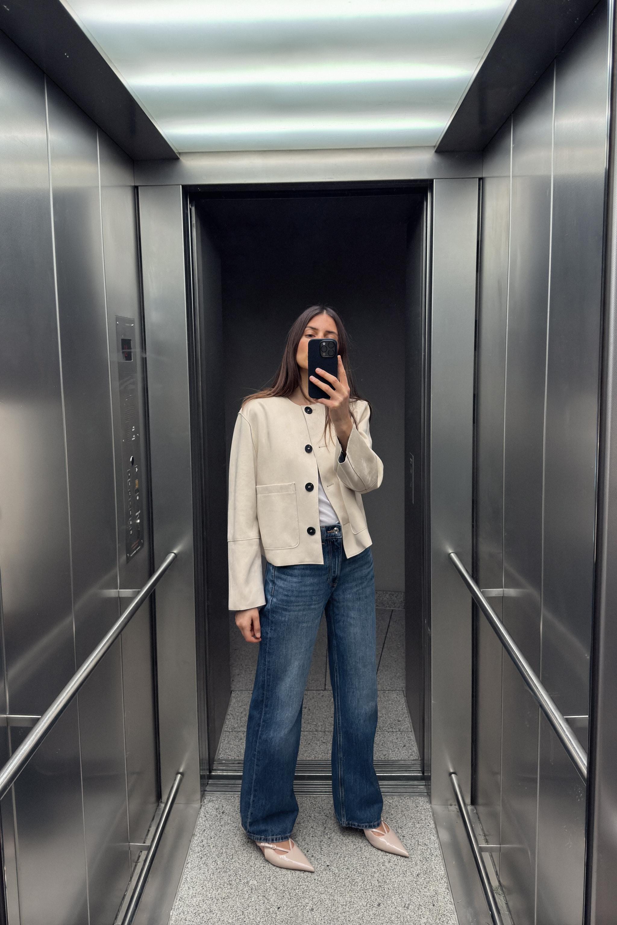 STRAIGHT LEG LONG LENGTH Z1975 JEANS WITH A HIGH WAIST | Zara US