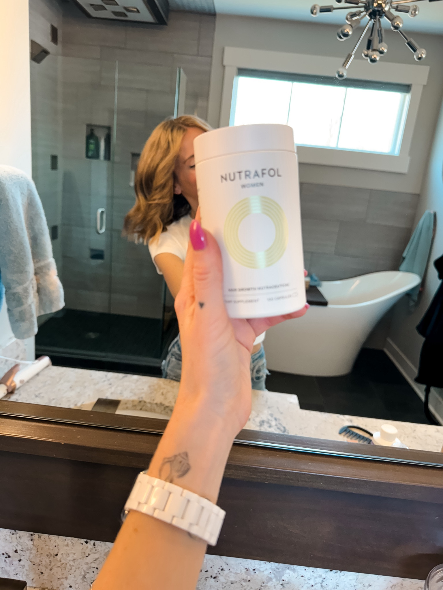 Nutrafol vitamins for hair growth, healthier skin, and nails at Sephora, beauty, vitamins, nutrition, for women
