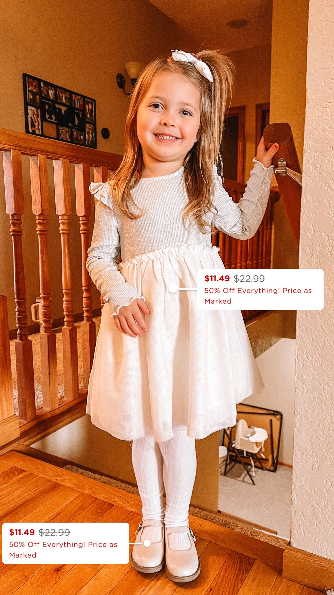 Toddler girl holiday outfit; toddler girl Christmas dress; toddler girl family photo outfit; 50% off today only at Old Navy! 

#LTKHoliday #LTKkids #LTKSeasonal