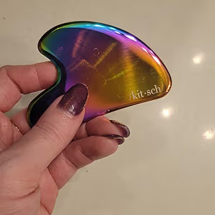 Kitsch Stainless Steel Gua Sha Facial Tools - Guasha Tool for Face, Face Sculpting Tool, Jawline ... | Amazon (US)