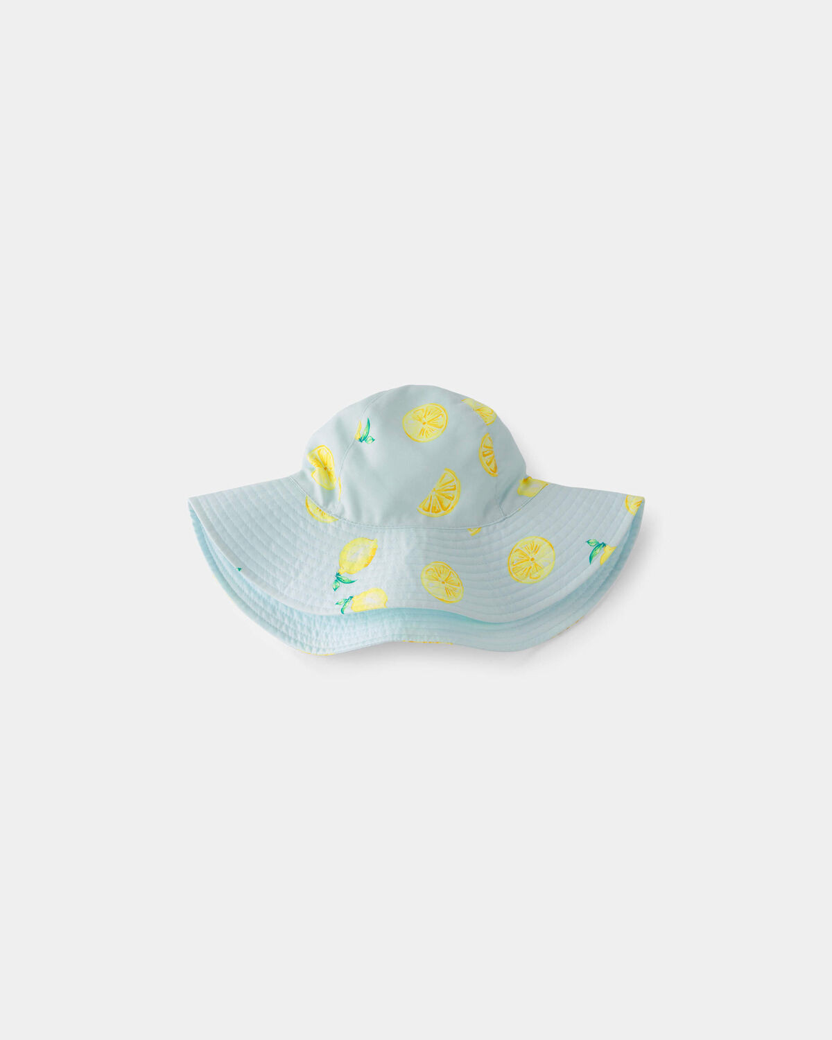 Toddler Girl Reversible Lemon Swim Hat - Blue | Carter's | Carter's Inc