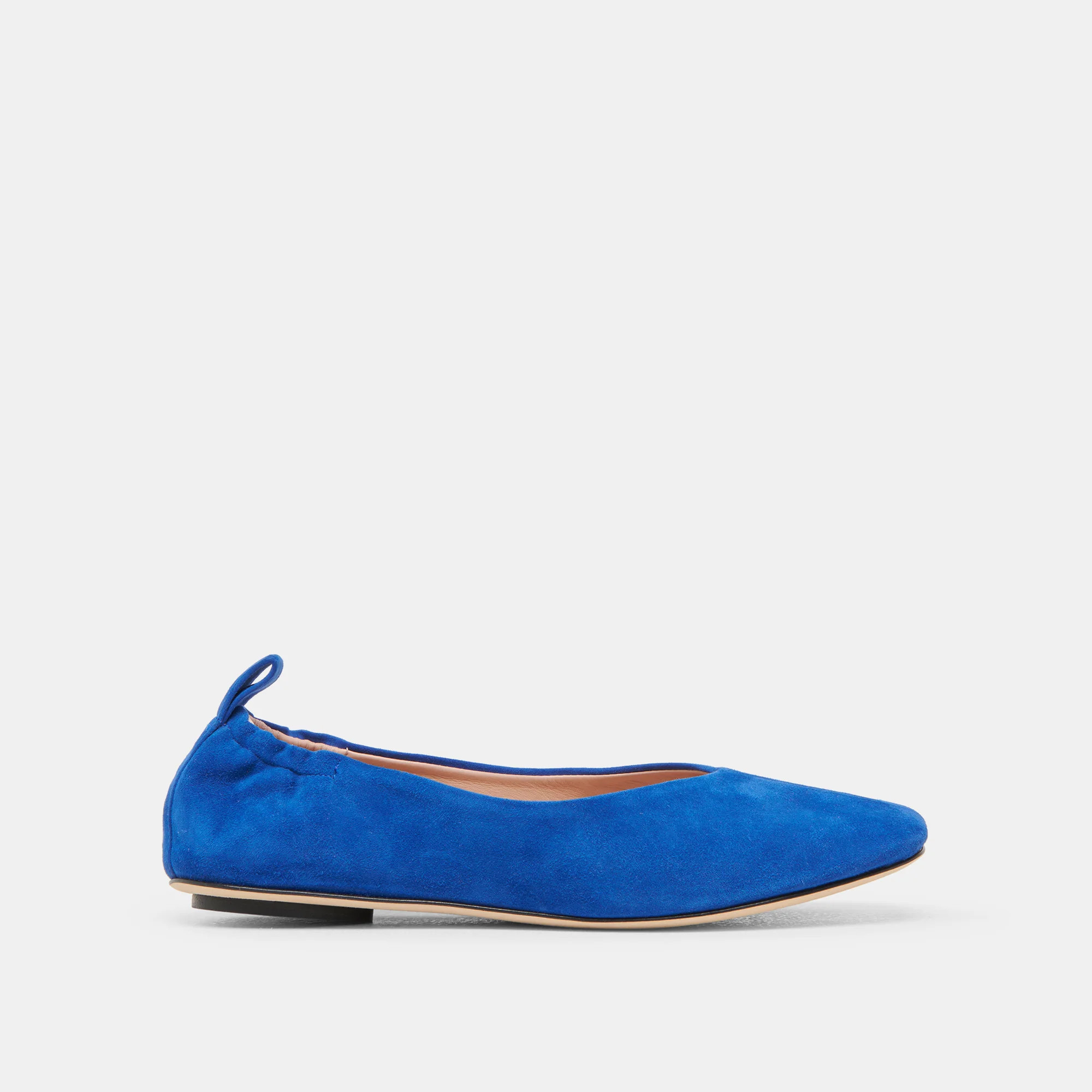 Vinnie Ballet Flats Navy Suede | DolceVita.com