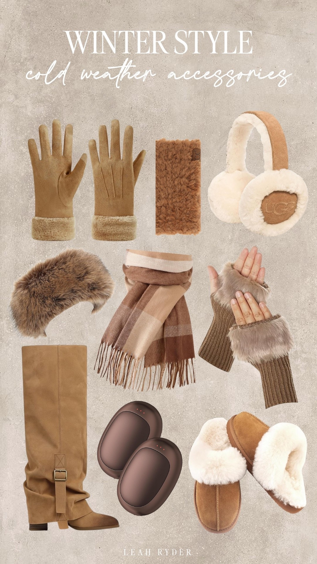 These winter style accessories are must-haves for cold weather outfits. Featuring cozy gloves, scarves, earmuffs, and winter boots that balance warmth and style. Perfect for everyday winter wear, travel, and outdoor errands. Easy layering pieces that elevate your winter wardrobe while keeping you comfortable.

#LTKPlusSize #LTKHoliday #LTKSeasonal