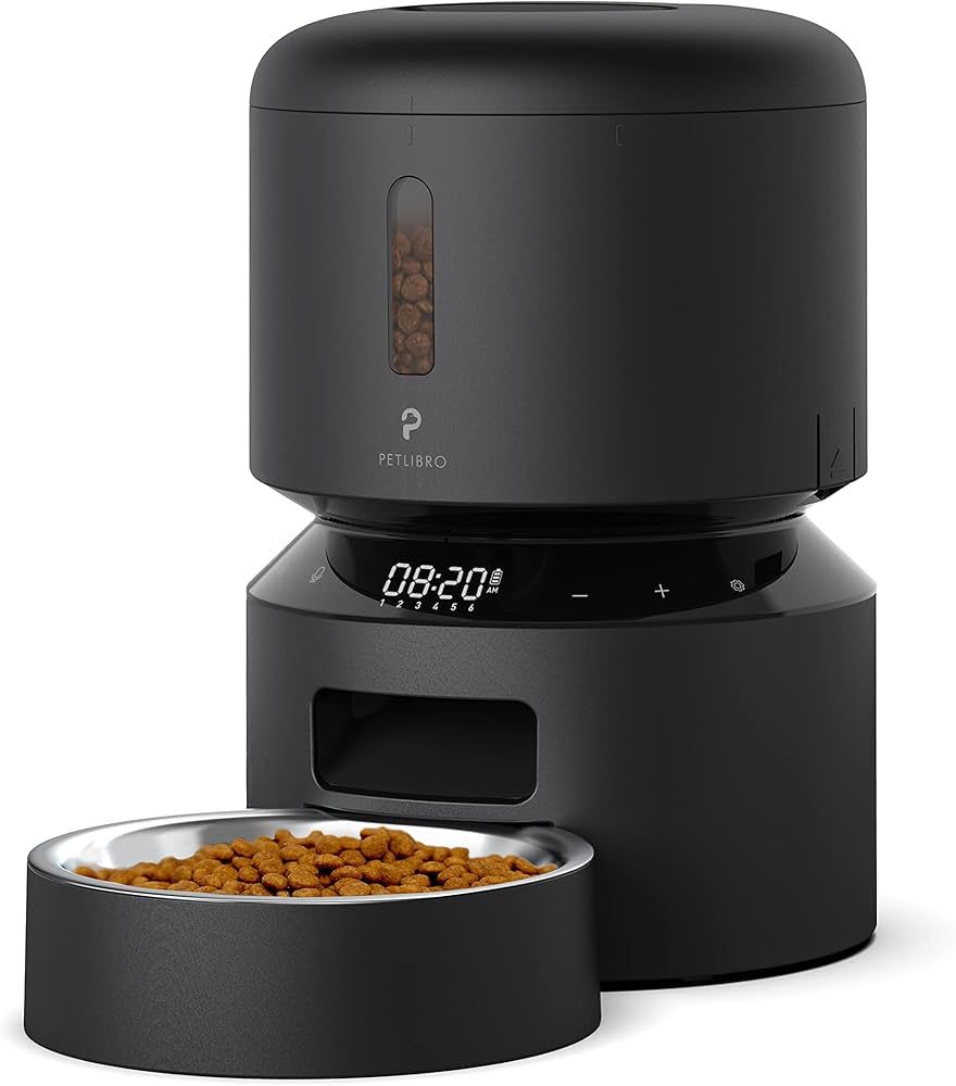 PETLIBRO Automatic Cat Feeder, Pet Dry Food Dispenser Triple Preservation with Stainless Steel Bo... | Amazon (US)