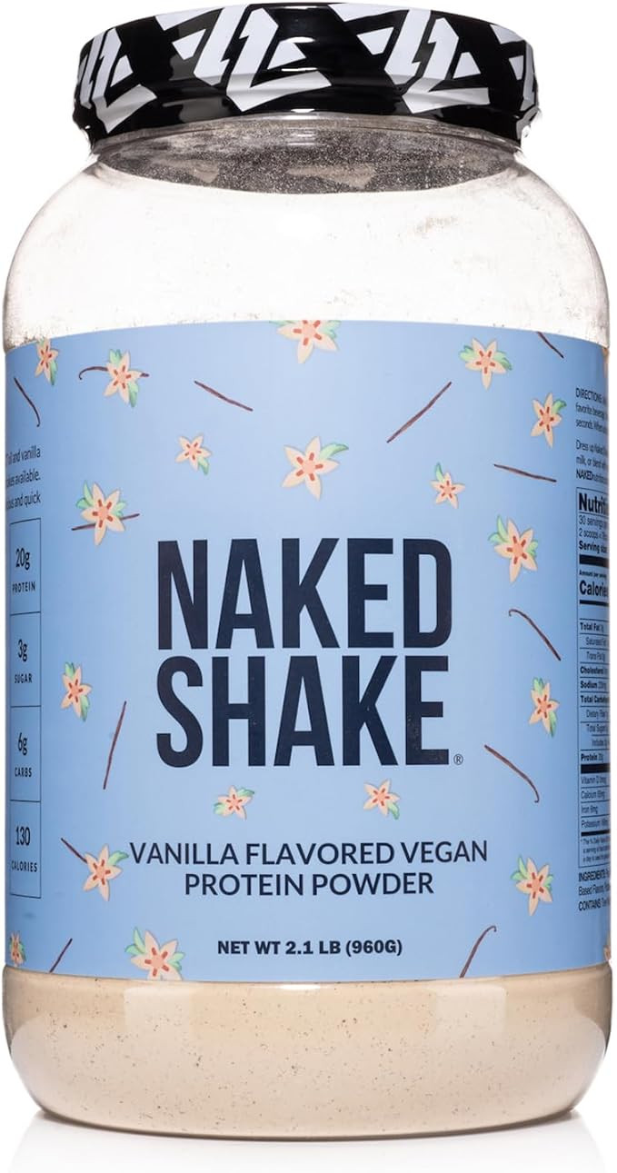 NAKED Shake - Vanilla Protein Powder - Plant Based Protein Shake with Mct Oil, Gluten-Free, Soy-F... | Amazon (US)