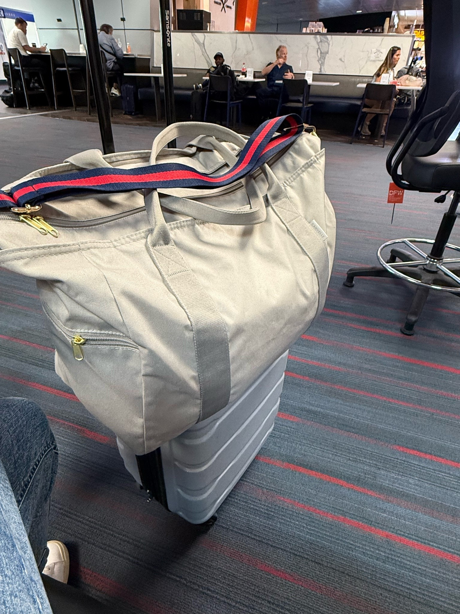 BEST carryon bag for my laptop and tons of other things. It has SO many separate slots. #ltktravel