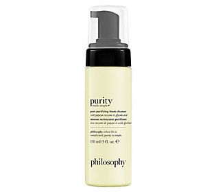 philosophy purity pore purifying foam cleanser | QVC