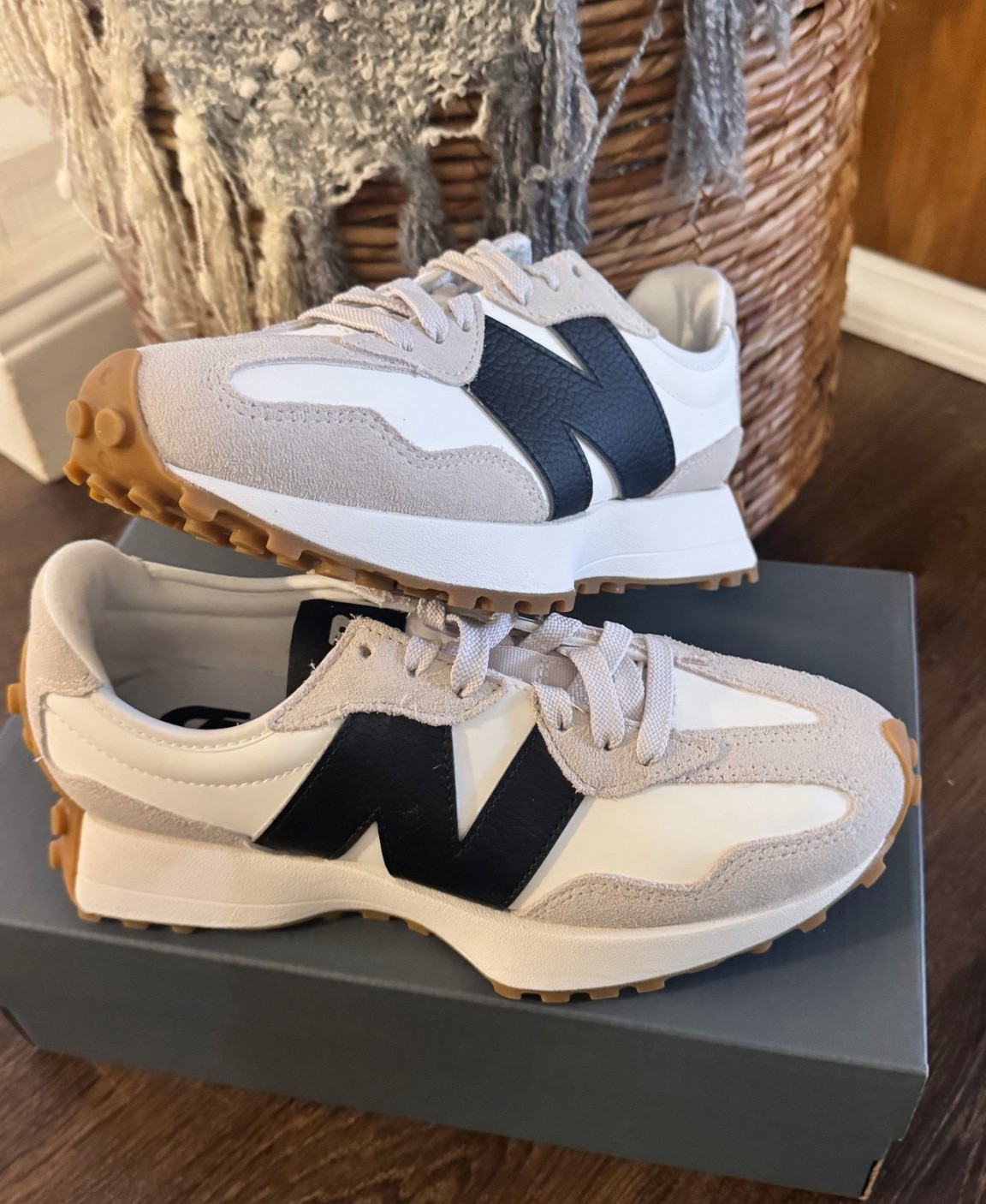 Obsessed with new shoes! New Balance 327 😍

#LTKActive #LTKootd #LTKmomlife