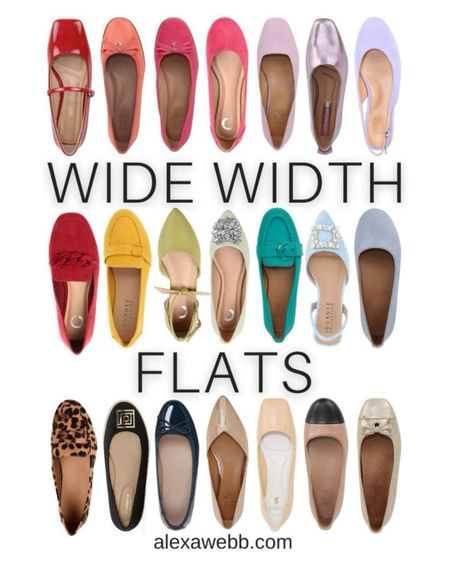 A curated collection of 21 wide width flats for women that are swoon-worthy with bright and pastel colors for spring. #Plussize Alexa Webb

#LTKshoecrush #LTKstyletip #LTKplussize
