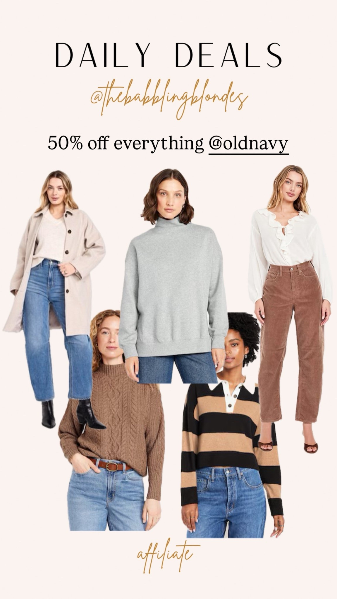 50% off entire site at Old Navy! #falloutfits #fallstyle 

#LTKSeasonal #LTKStyleTip #LTKSaleAlert