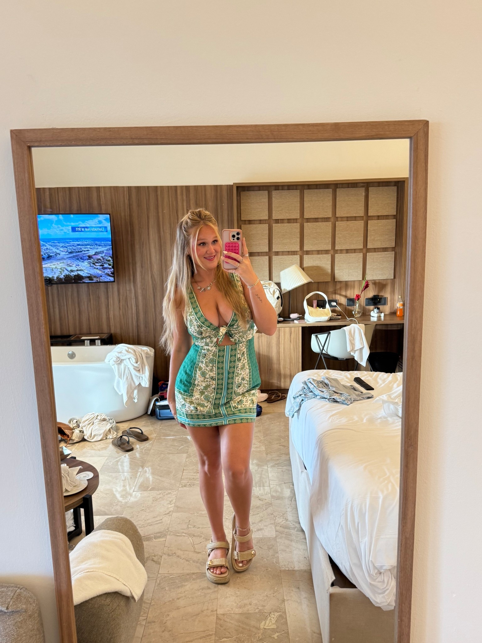 cutest green mini dress 🌴 perf for a tropical vacay!

#LTKParties #LTKSeasonal #LTKTravel