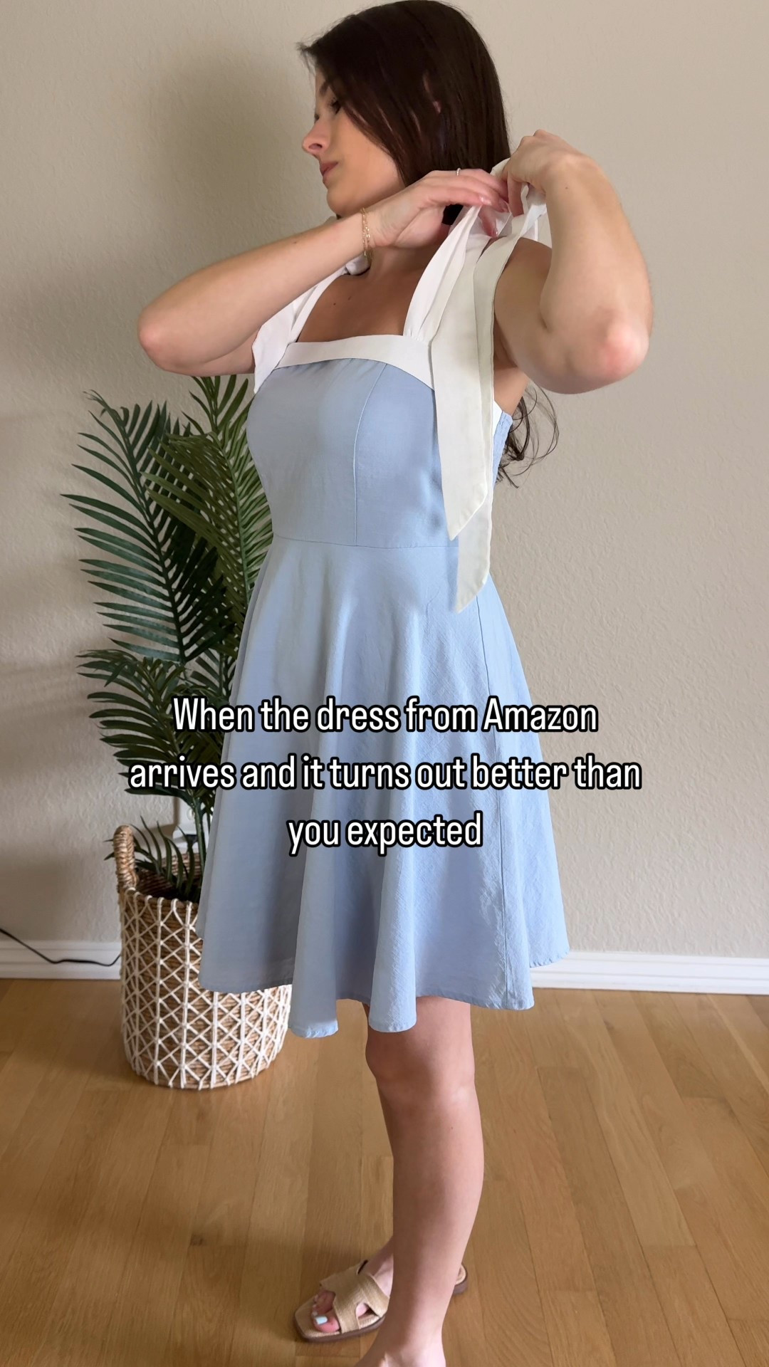 When the dress is too cute not to share 🩵
The color, the bow tie straps, such an adorable summer dress 🙌🏻
It also comes in so other cute colors!



Summer outfits, old money style, easy outfits, chic style, summer style, styling outfits, mini dress, Amazon dress, Amazon fashion finds, affordable fashion 
#styling #amazonfashion #summerdress #outfitideas #outfitinspo #dress

#LTKFindsUnder50 #LTKStyleTip #LTKU