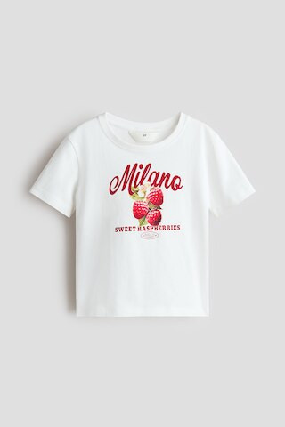 H & M - Printed T-Shirt - Cream/Milano | H&M (US + CA)