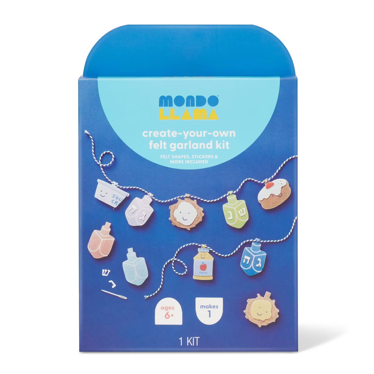 Hanukkah Craft Felt Garland Kit - Mondo Llama™ | Target