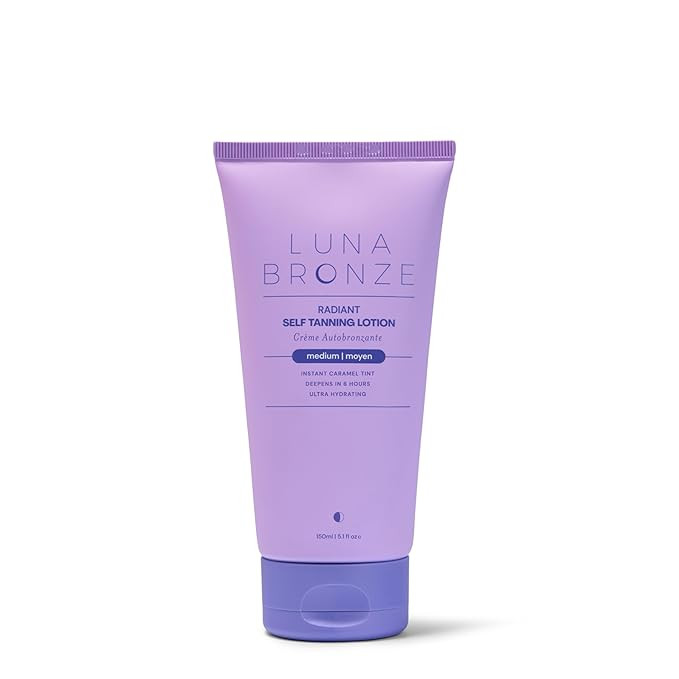 Luna Bronze Radiant Self Tanning Lotion | Gradual Sunless Tanner with Natural Caramel Tint | Mois... | Amazon (US)