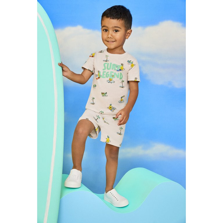 Garanimals Baby Basic Printed Jersey Shorts, Sizes 0-24 Months | Walmart (US)