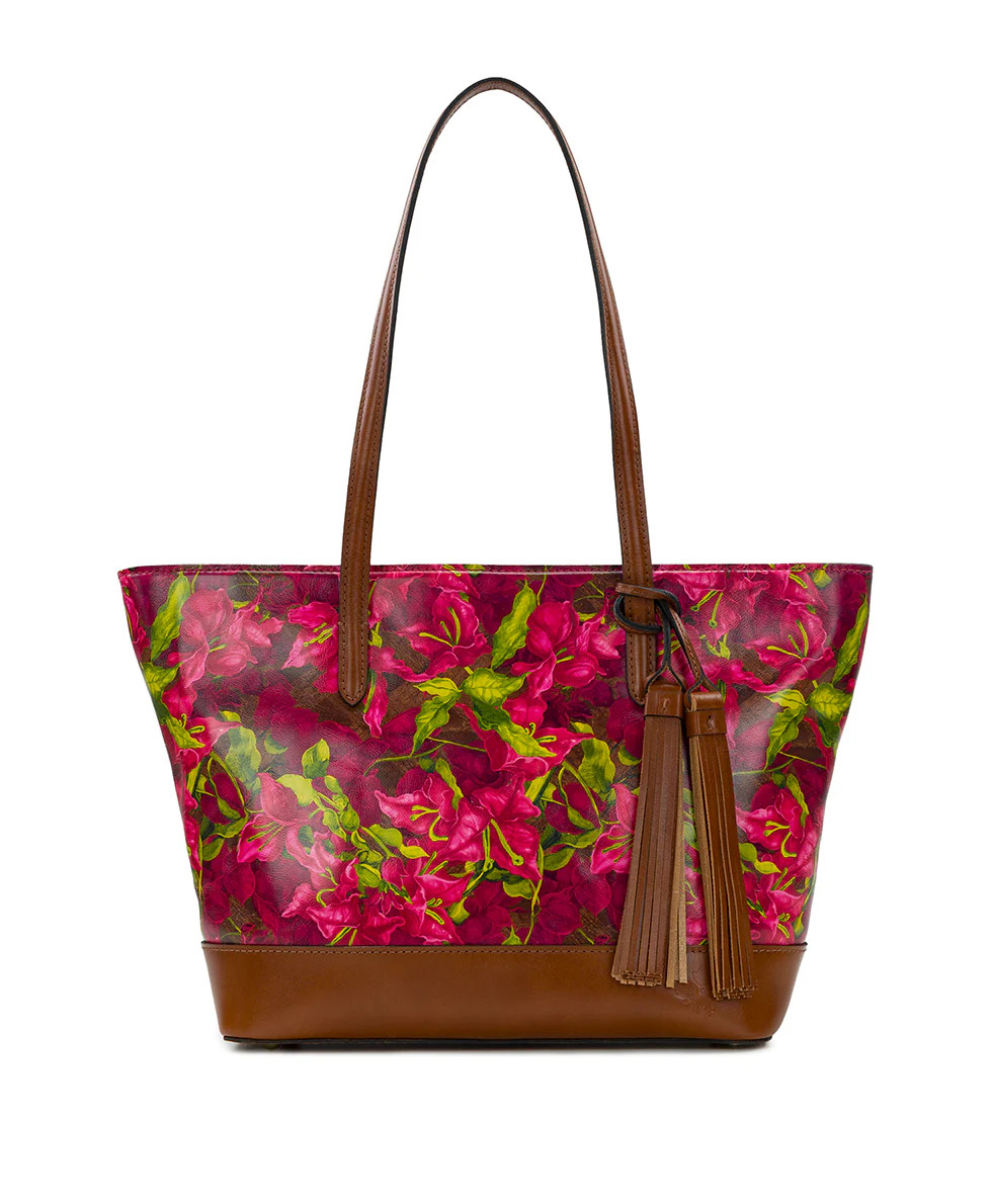 Verzi Tote 
         Bougainvilleas Along The Coast | Patricia Nash Designs