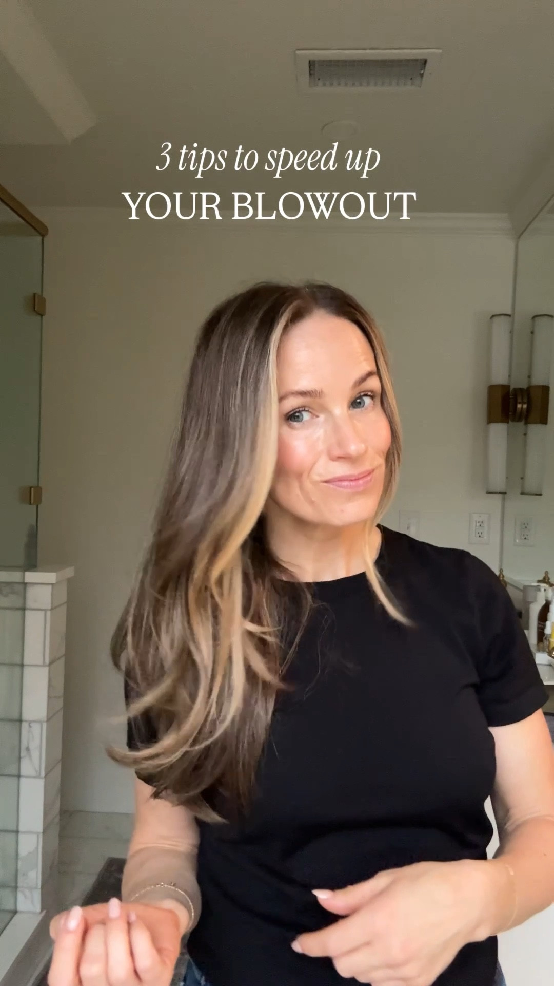 I have long thick hair, but I can usually dry my hair in about 10 minutes even living in the South. I linked the products that make all the difference.

#LTKBeauty