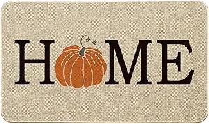 Artoid Mode Home Pumpkin Decorative Doormat, Seasonal Fall Harvest Vintage Thanksgiving Low-Profi... | Amazon (US)