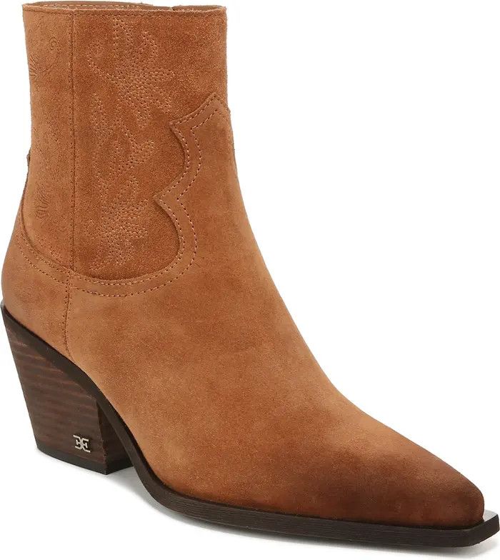 Wilda Pointed Toe Western Boot (Women) | Nordstrom