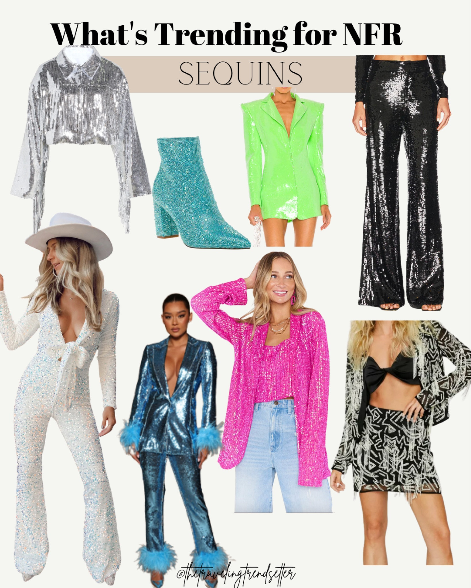 Sequins - booties - pants - jumpsuit - bride to be - Christmas - Vegas - western - jacket - skirt - revolve 

#LTKHoliday #LTKSeasonal #LTKstyletip