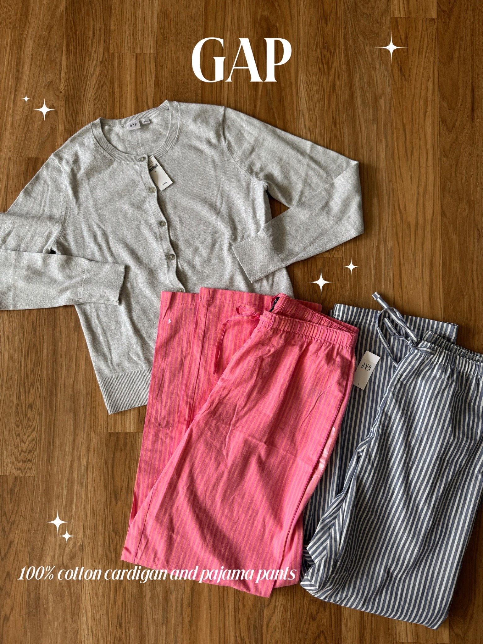 Natural fibers for the win! 🩵 

Women’s fashion inspo spring summer grey cardigan 100% cotton linen striped pants style 

#LTKFindsUnder50 #LTKPetite #LTKStyleTip