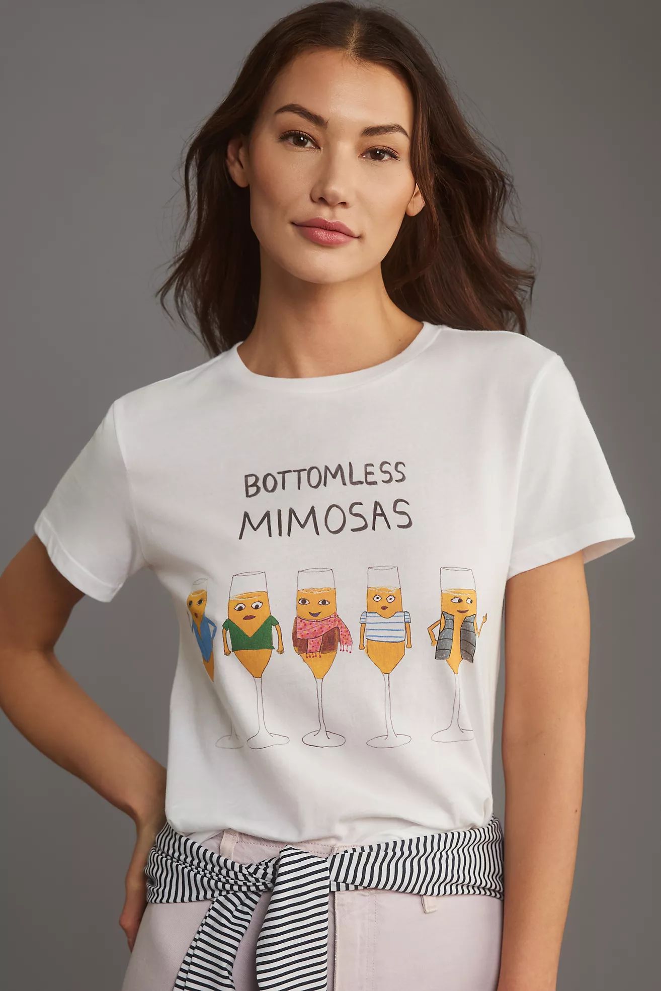 Unfortunate Portrait Bottomless Mimosas Graphic Tee | Anthropologie (US)